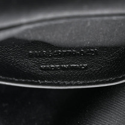 Saint Laurent Grain de Poudre Quilted 80's Vanity Bag Black 7 of 11