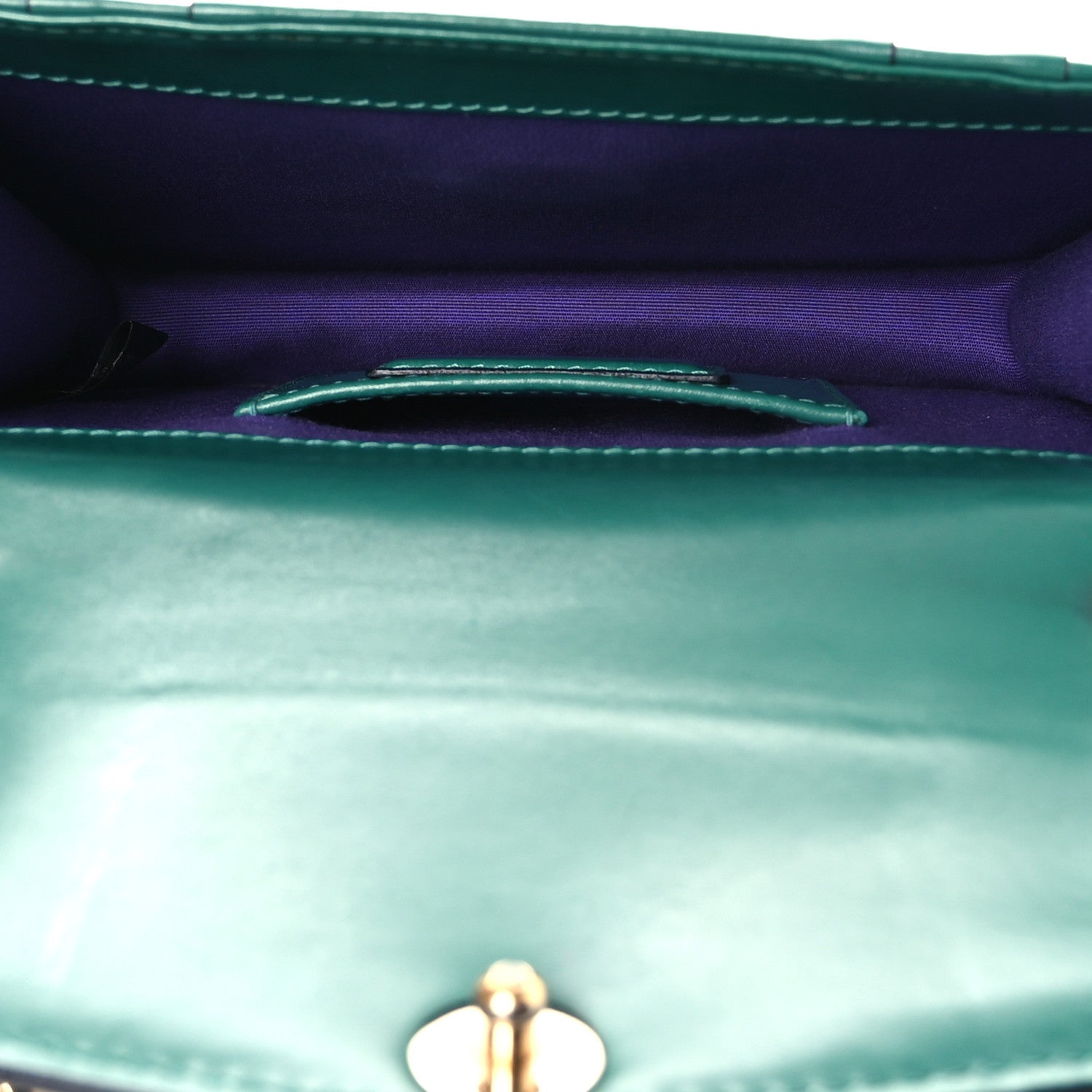 Bulgari Calfskin Small Serpenti Forever Snake Strap Crossbody Bag Emerald Green 6 of 14