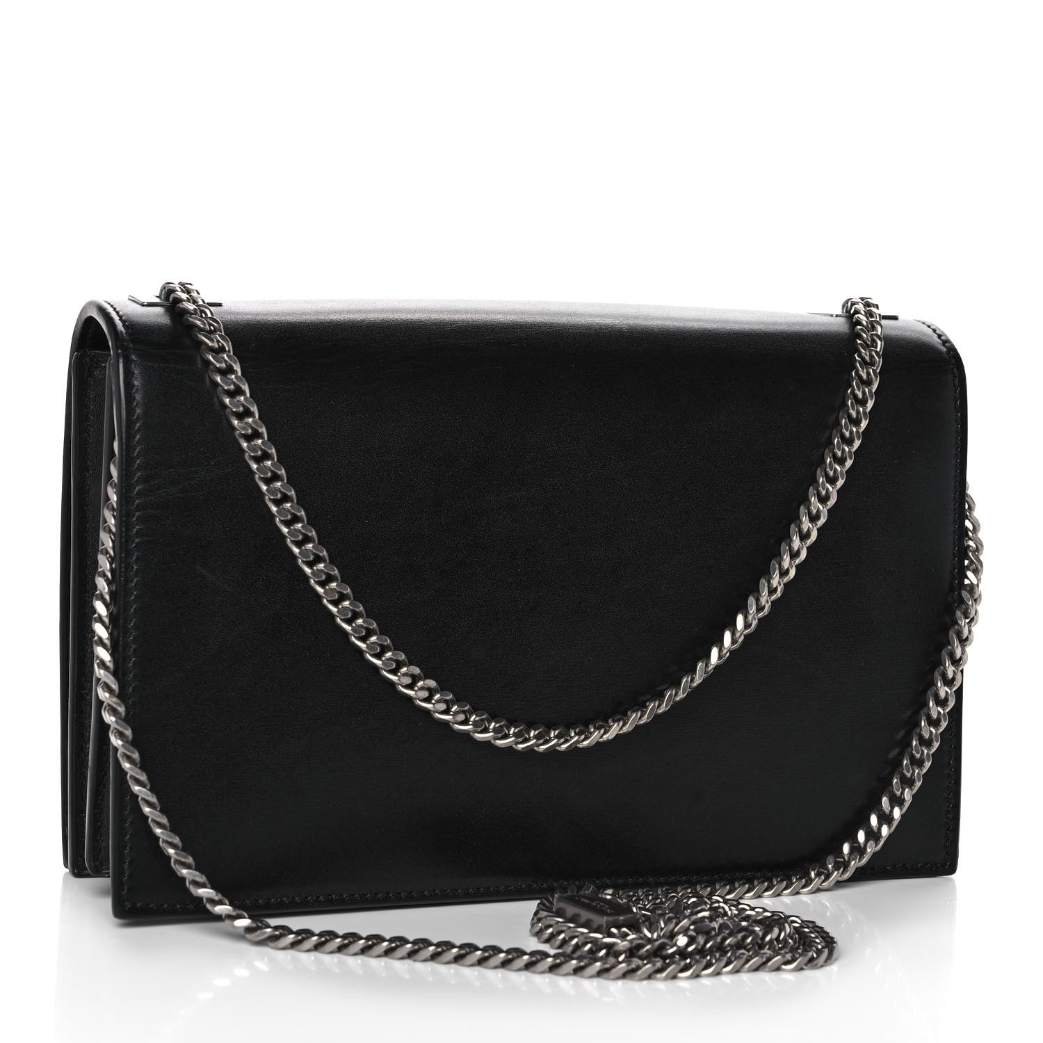 Saint Laurent Calfskin Metropolis Chain Shoulder Bag Black 4 of 10