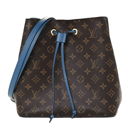 Louis Vuitton Monogram Neonoe MM Blue Jean 1 of 10