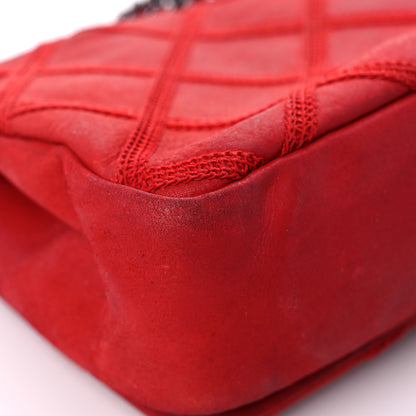 Chanel Iridescent Calfskin Diamond Stitch Small Flap Red 10 of 20