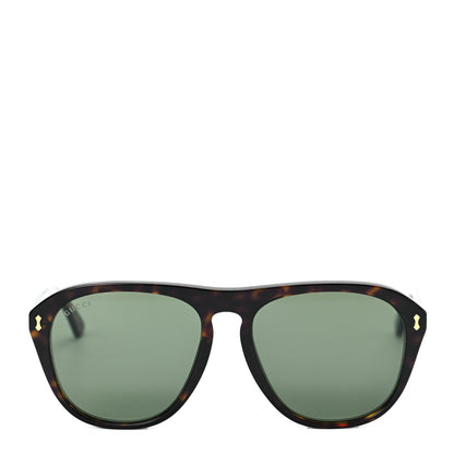 Gucci Acetate Aviator Sunglasses GG0128S Tortoise 2 of 8