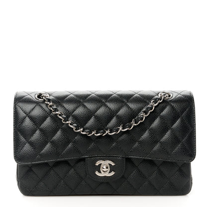 Chanel Caviar Quilted Medium Double Flap Black 1 of 11