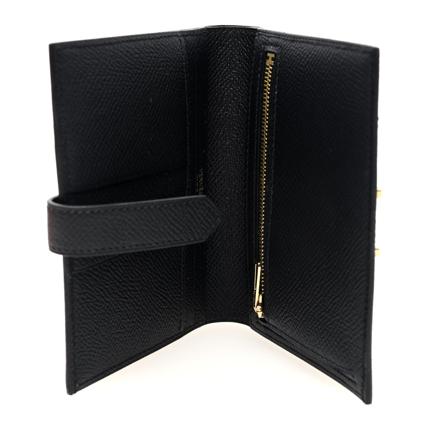 Hermes Epsom Mini Bearn Wallet Black 5 of 8