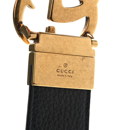Gucci Calfskin Double G Reversible 37mm Belt 90 36 Black Cocoa 3 of 5