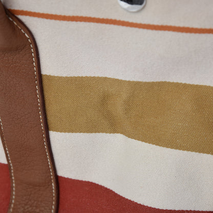 Hermes Toile Striped Negonda Garden Party 36 MM Multicolor Gold 12 of 20