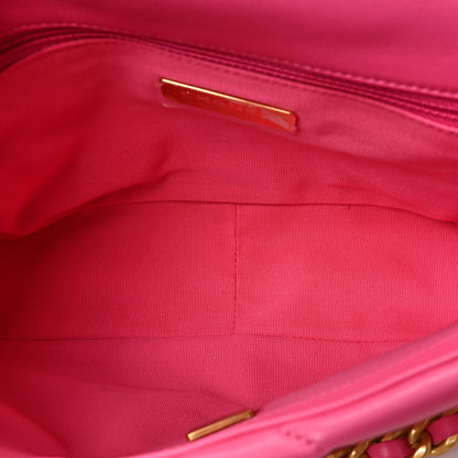 Chanel Lambskin Quilted Medium Chanel 19 Flap Pink 5 of 9