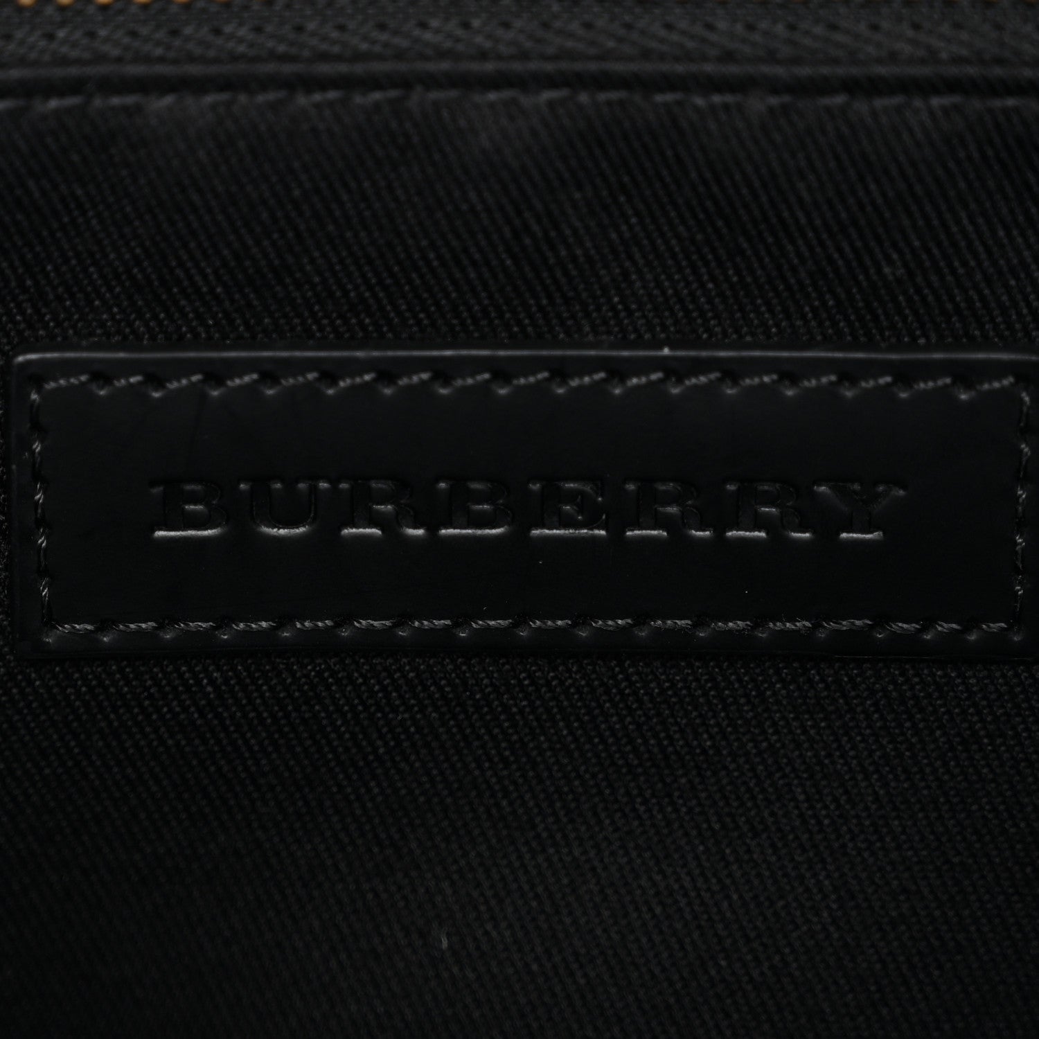 Burberry Smoked Check Medium Hendley Messenger Bag Black 6 of 10