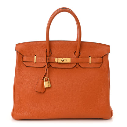 Hermes Togo Birkin 35 Orange 1 of 14