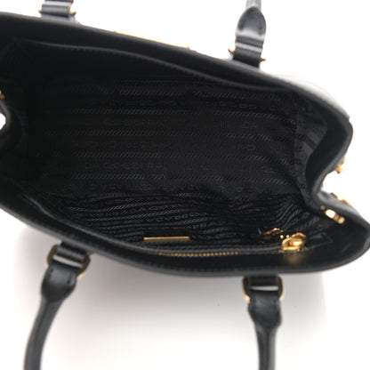Prada Saffiano Lux Micro Galleria Shoulder Bag Black 5 of 8