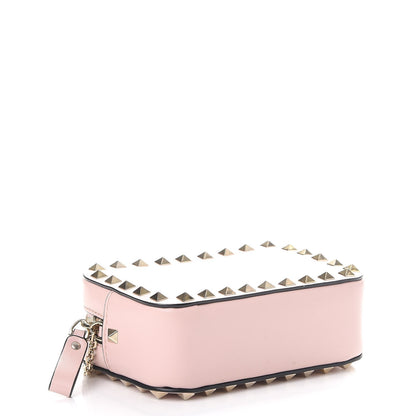 Valentino Garavani Calfskin Small Rockstud Chain Camera Crossbody Bag Loto 5 of 9