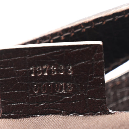 Gucci Monogram Hasler Hobo Dark Brown 6 of 10