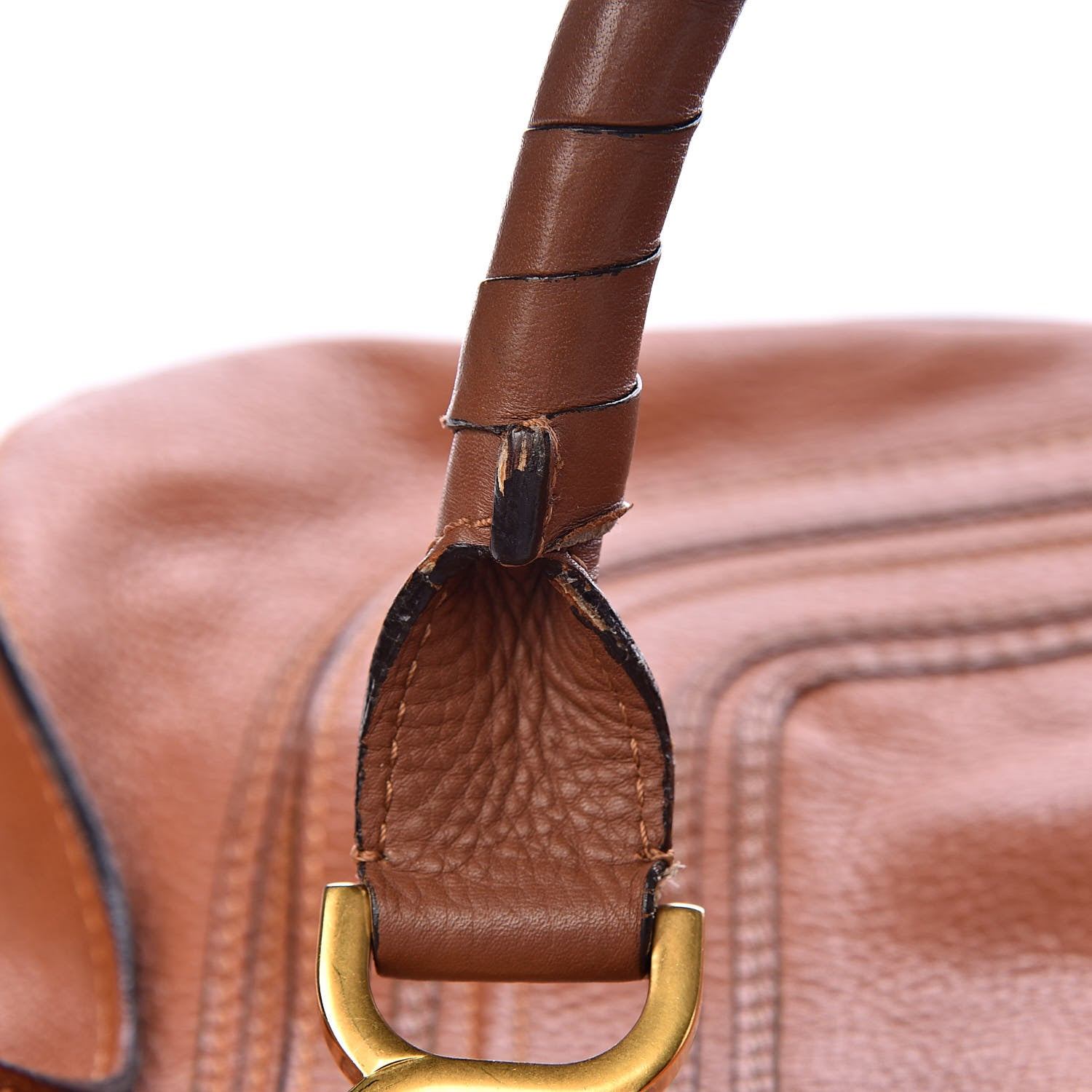 Chloe Calfskin Large Marcie Satchel Tan 13 of 24