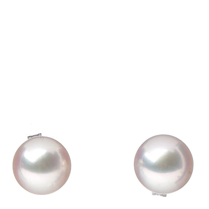 Mikimoto 18K White Gold 6-6.5mm AAA Pearl Stud Earrings 1 of 4