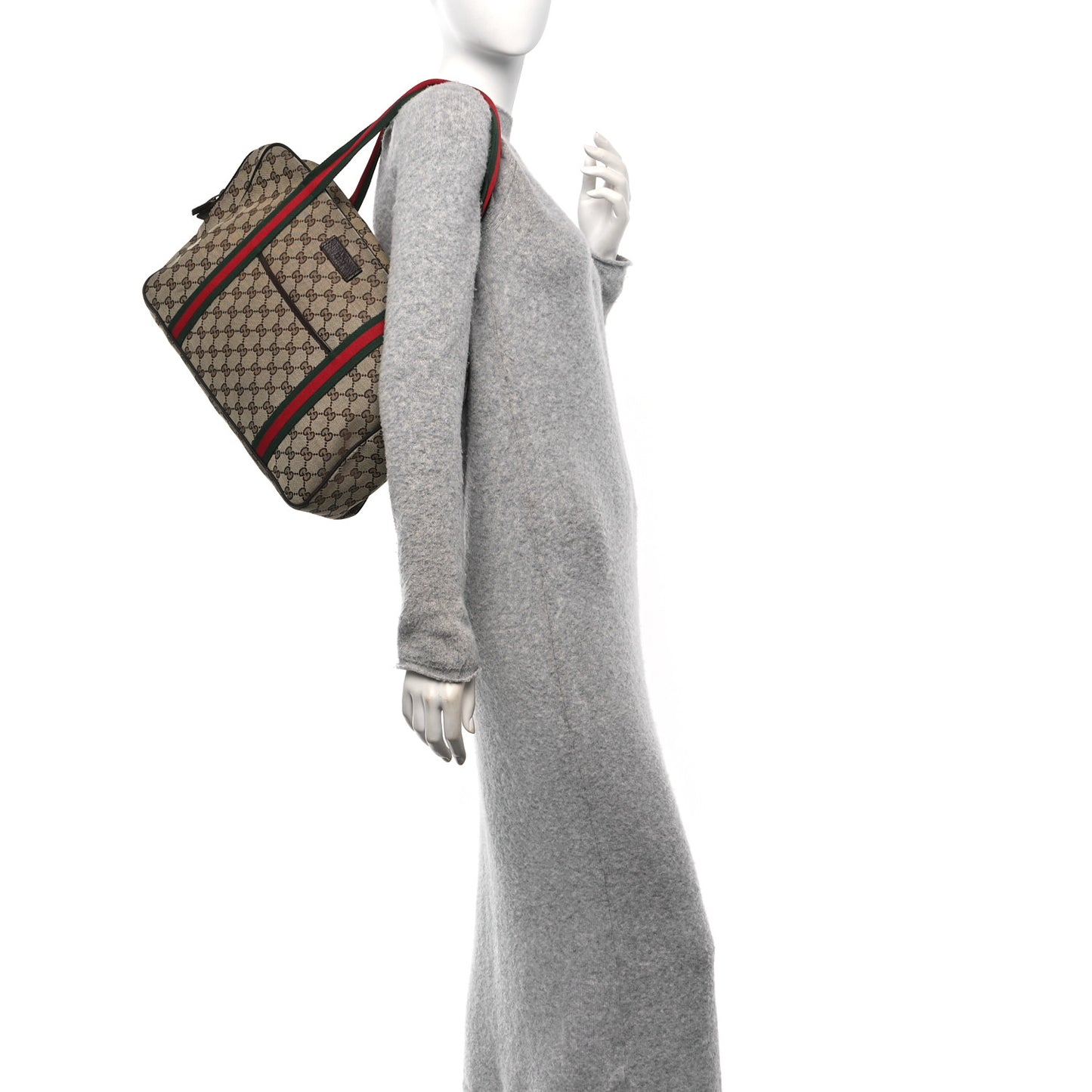 Monogram Web Carry On Tote Dark Brown