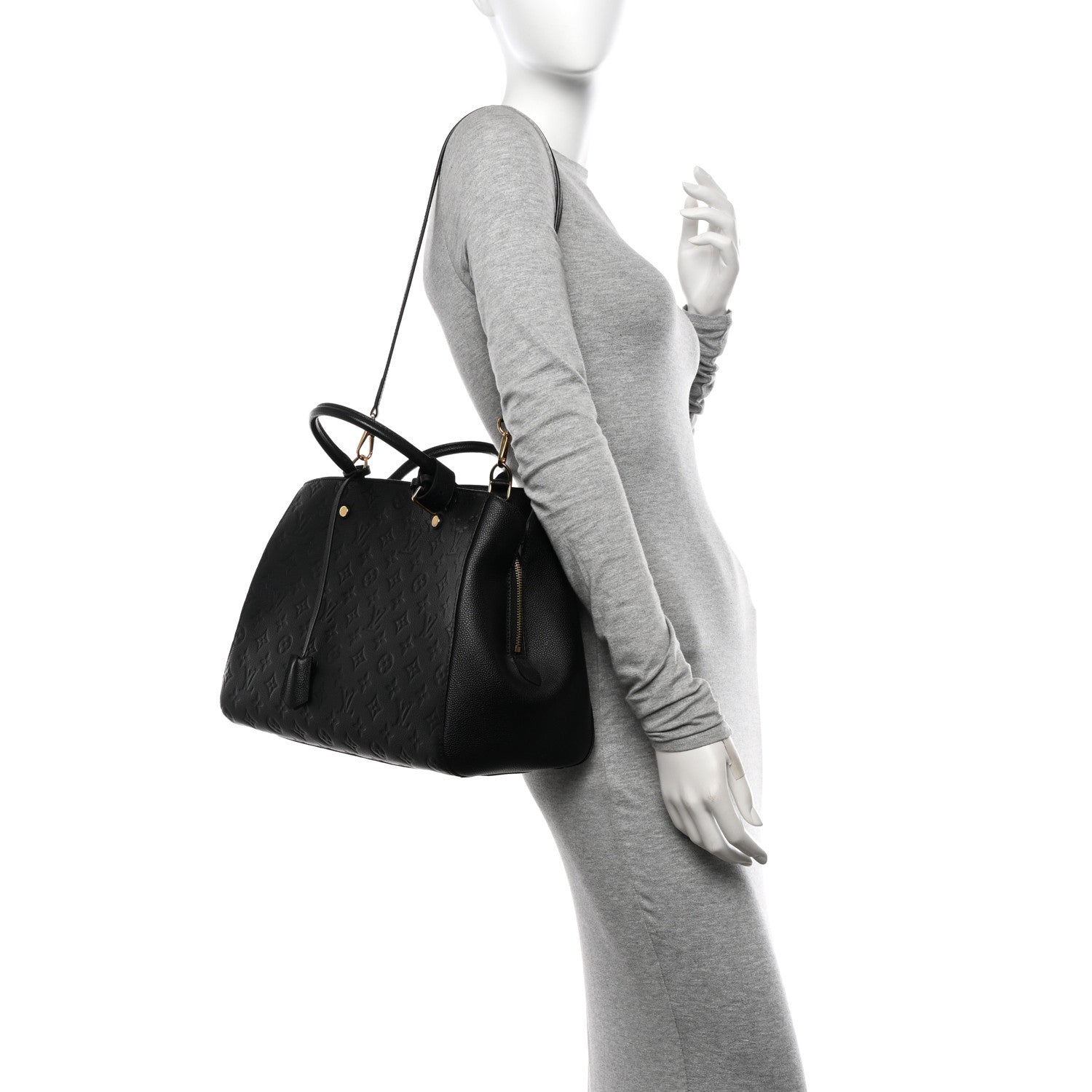 Louis Vuitton Empreinte Montaigne GM Black 2 of 10
