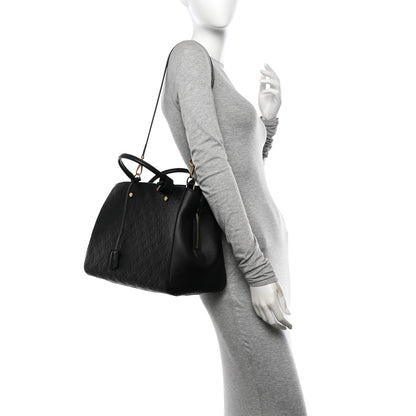 Louis Vuitton Empreinte Montaigne GM Black 2 of 10