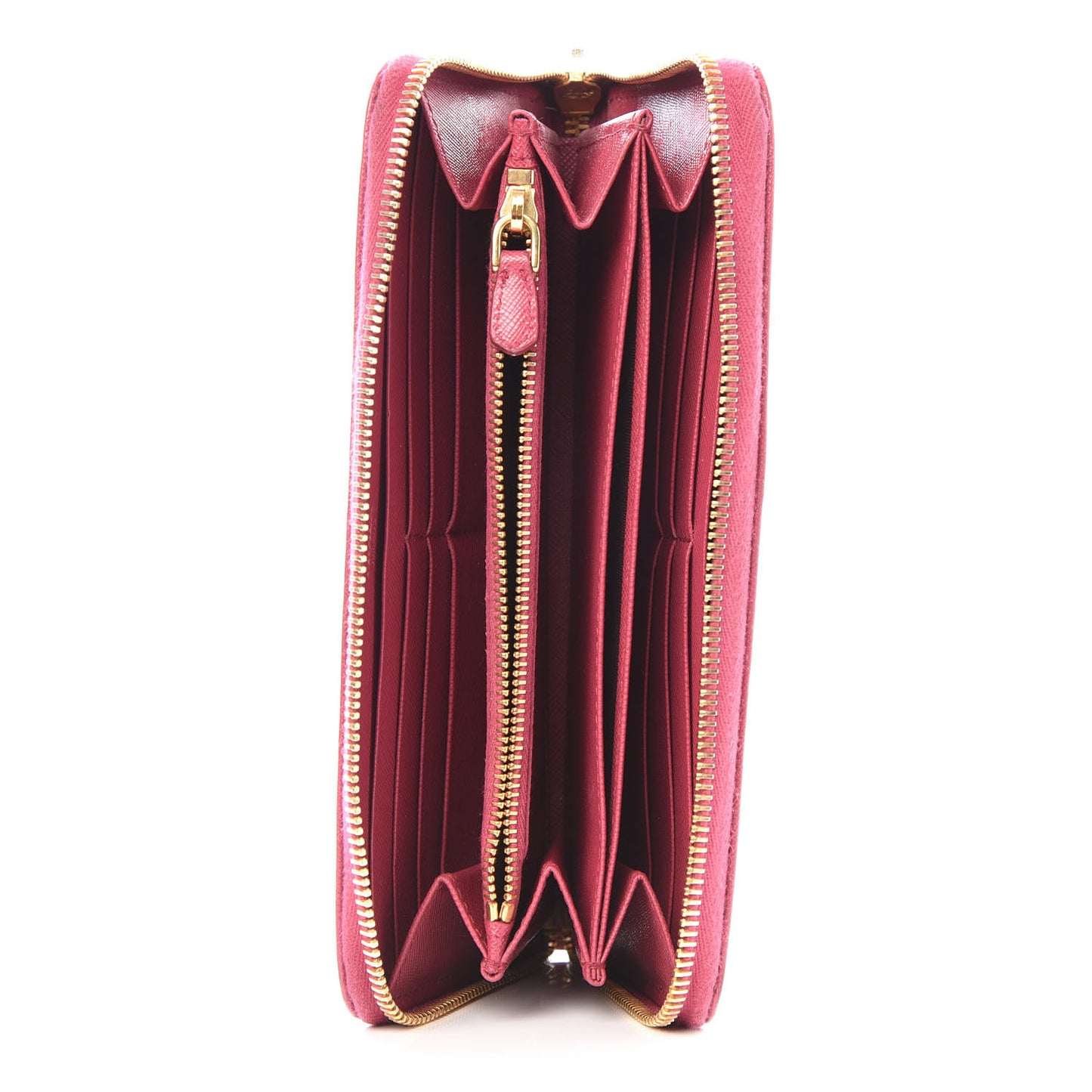 Saffiano Zip Around Wallet Peonia
