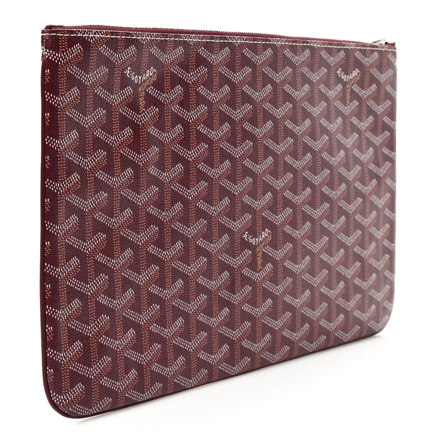 Goyard Goyardine Senat Pochette GM Burgundy 3 of 6