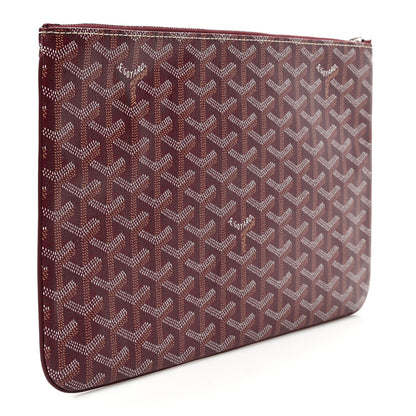 Goyard Goyardine Senat Pochette GM Burgundy 3 of 6