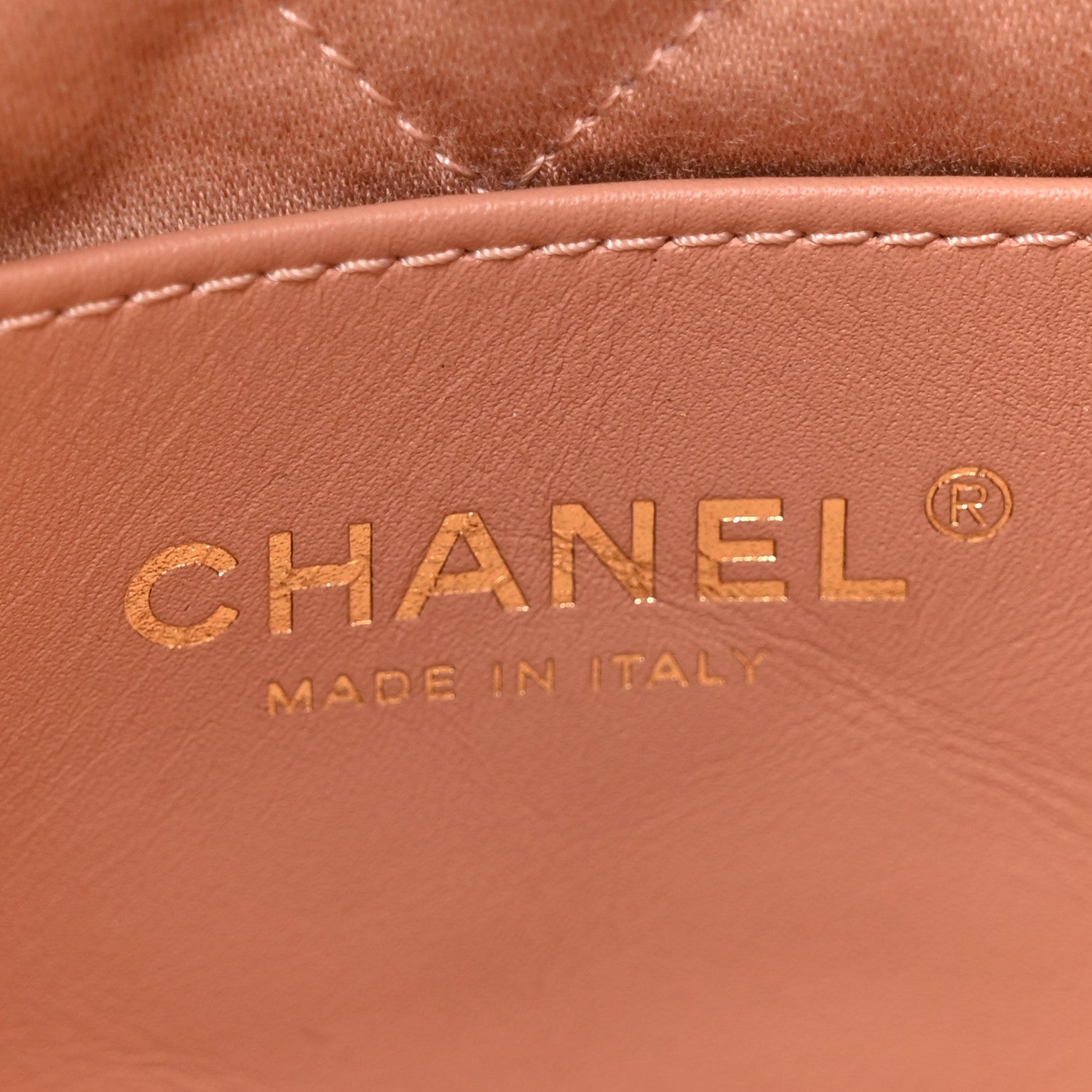 Chanel Metallic Calfskin Quilted Mini Chanel 22 Copper 5 of 9