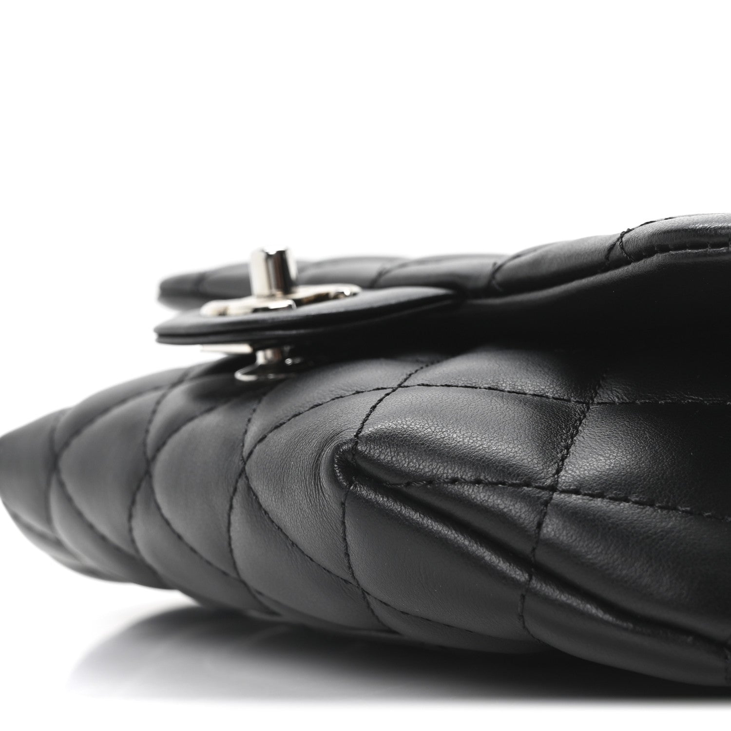 Chanel Calfskin Quilted CC Uniform Flap Belt Bag Black 10 of 10