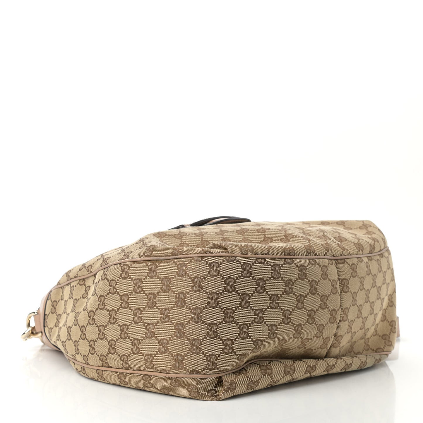 Monogram Web Medium Dressage Hobo Beige