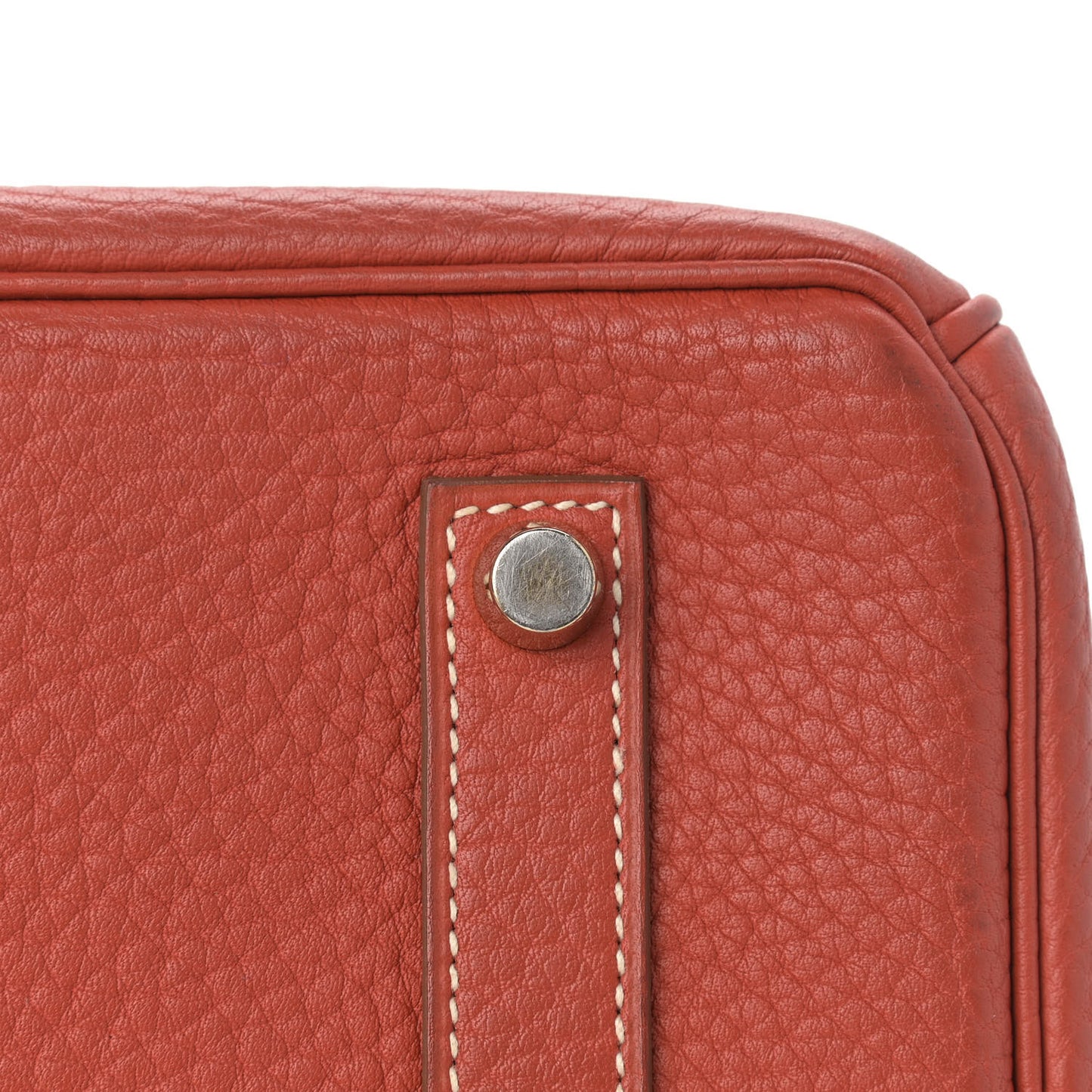 Taurillon Clemence Birkin 35 Sanguine
