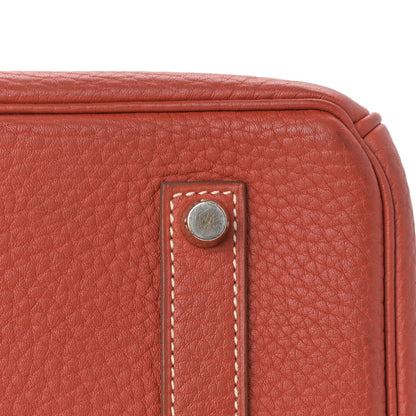 Hermes Taurillon Clemence Birkin 35 Sanguine 18 of 19