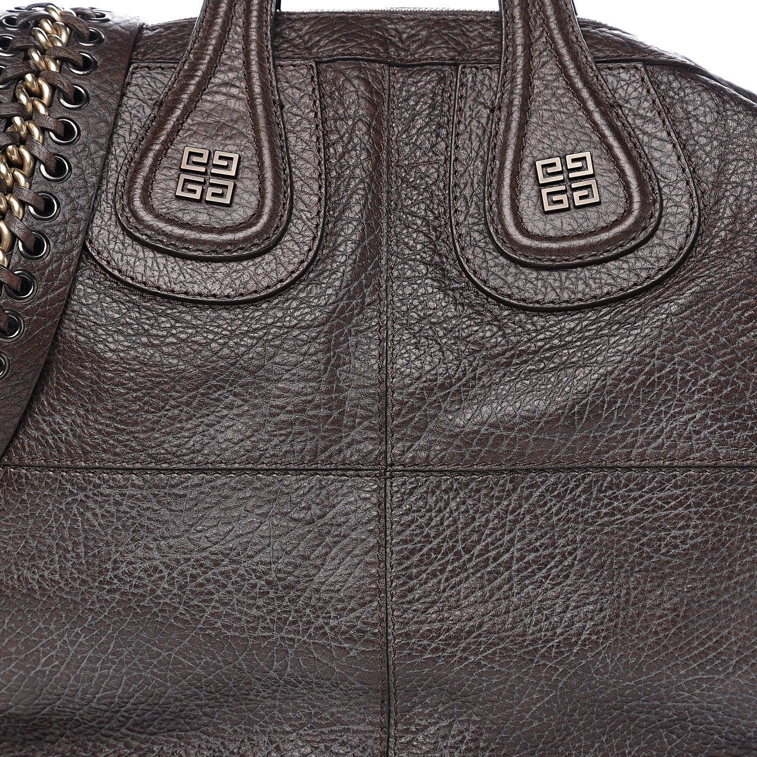 Givenchy Pebbled Calfskin Medium Corset Chain Nightingale Brown 11 of 11