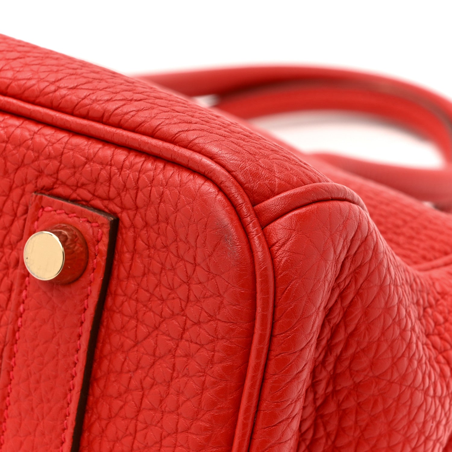 Hermes Togo BIRKIN 35 Rouge Casaque 14 of 17