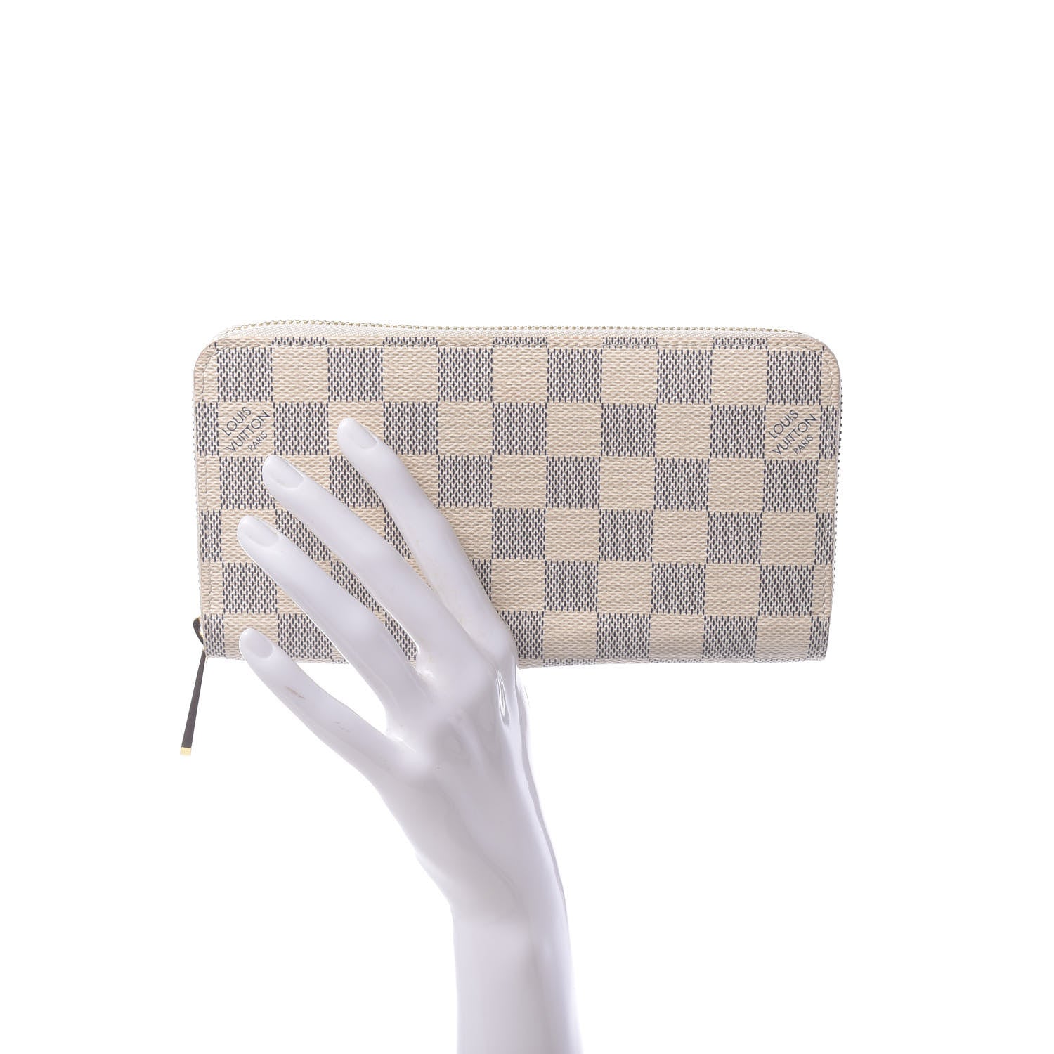 Louis Vuitton Damier Azur Zippy Wallet 2 of 7