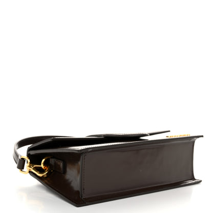 Jacquemus Glazed Calfskin Le Grand Bambino Midnight Brown 4 of 9