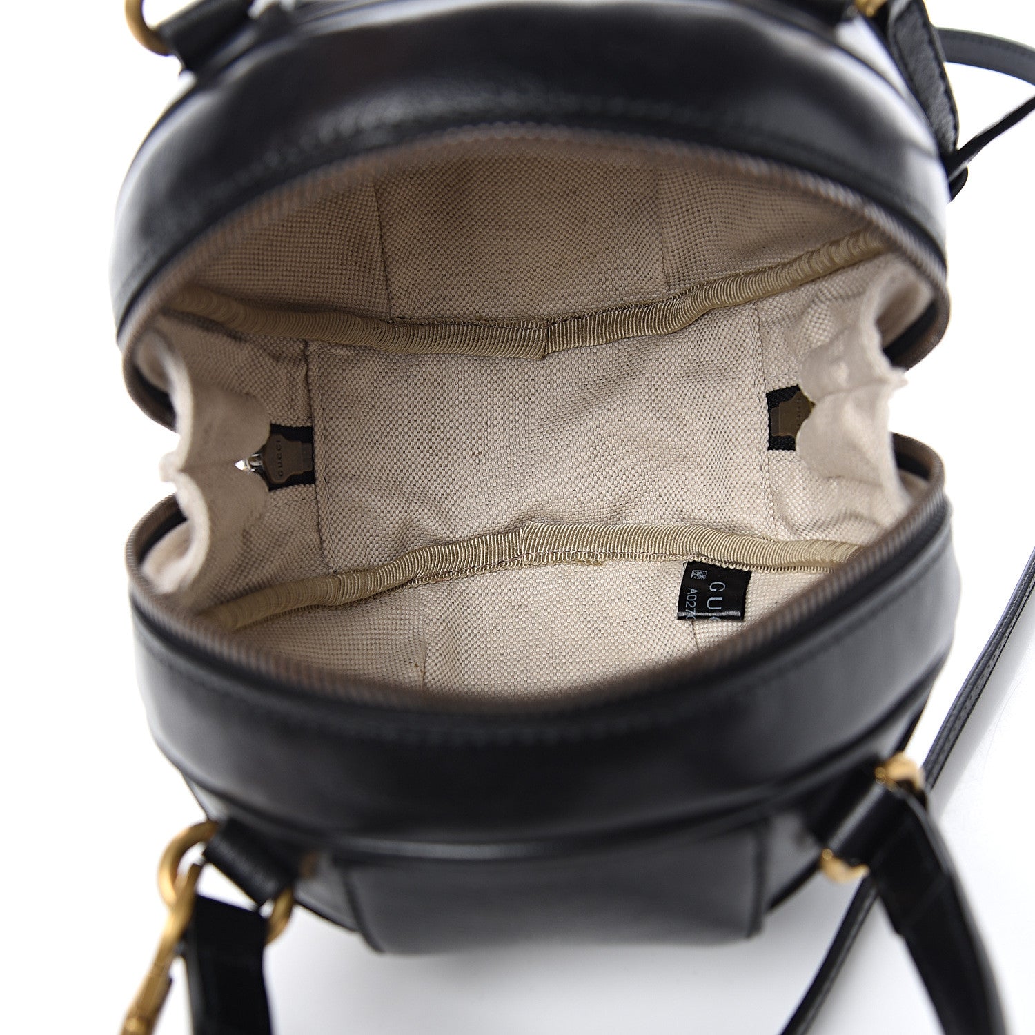 Gucci Piuma Lux Energy Mini Tifosa Basketball Shaped Shoulder Bag Black 4 of 9