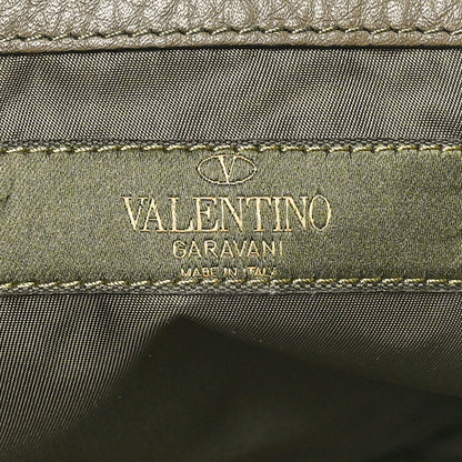 Valentino Garavani Canvas Tie Dye Beaded Rockstud Rolling Tote Bag Multicolor 6 of 9
