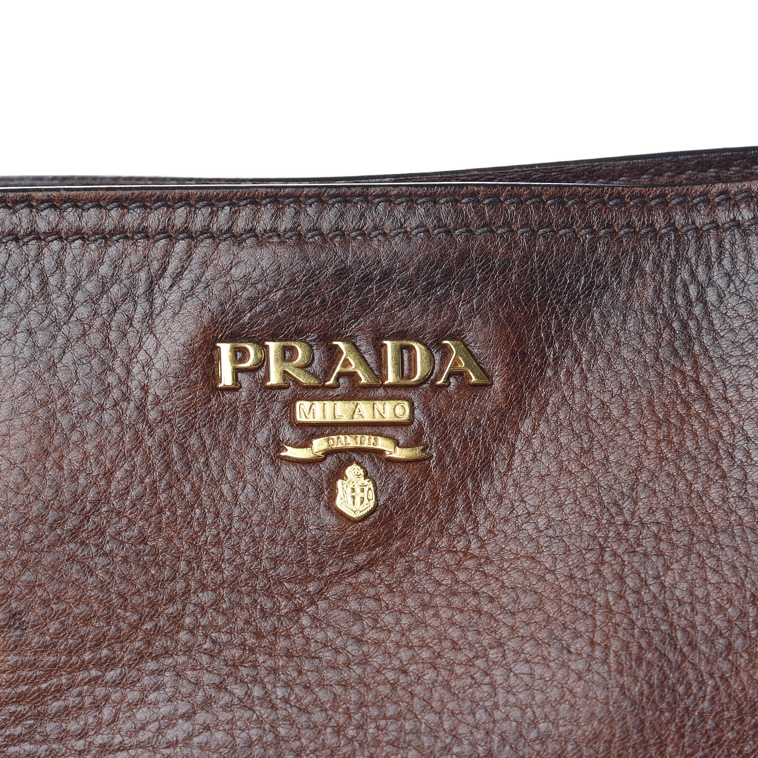 Prada Vitello Daino Shoulder Bag Bruciato 13 of 13