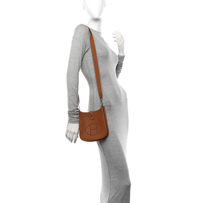 Hermes Taurillon Clemence Evelyne TPM Gold 2 of 11