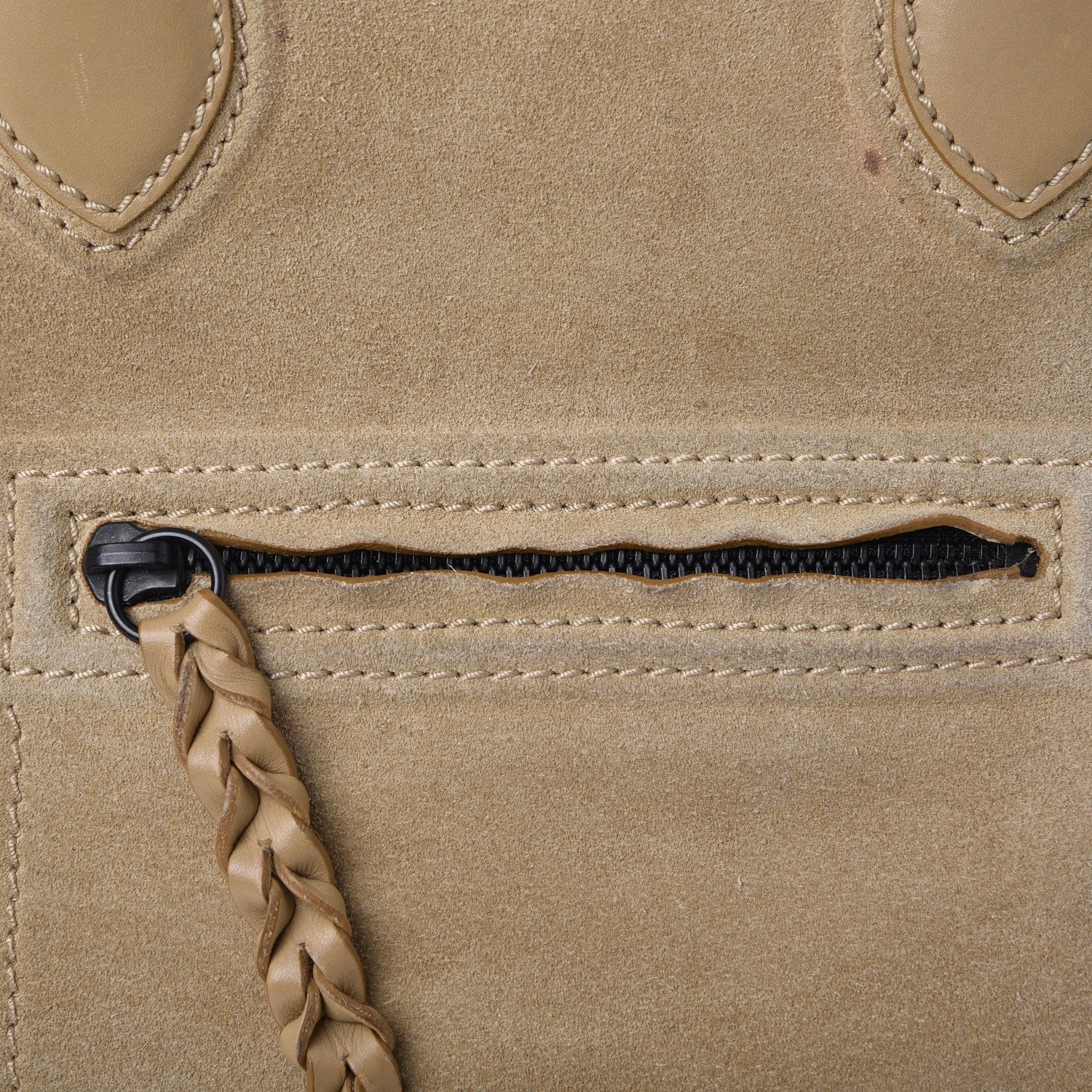 Celine Nubuck Medium Phantom Luggage Beige 8 of 15