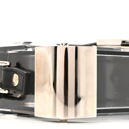 Fendi Plexiglass Vitello Mini Baguette Trunk Black Transparent 14 of 21
