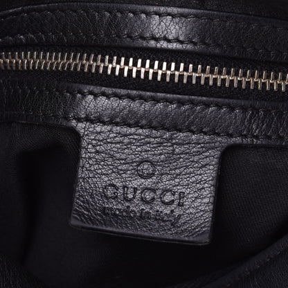 Gucci Calfskin Medium Horsebit Chain Hobo Black 5 of 5