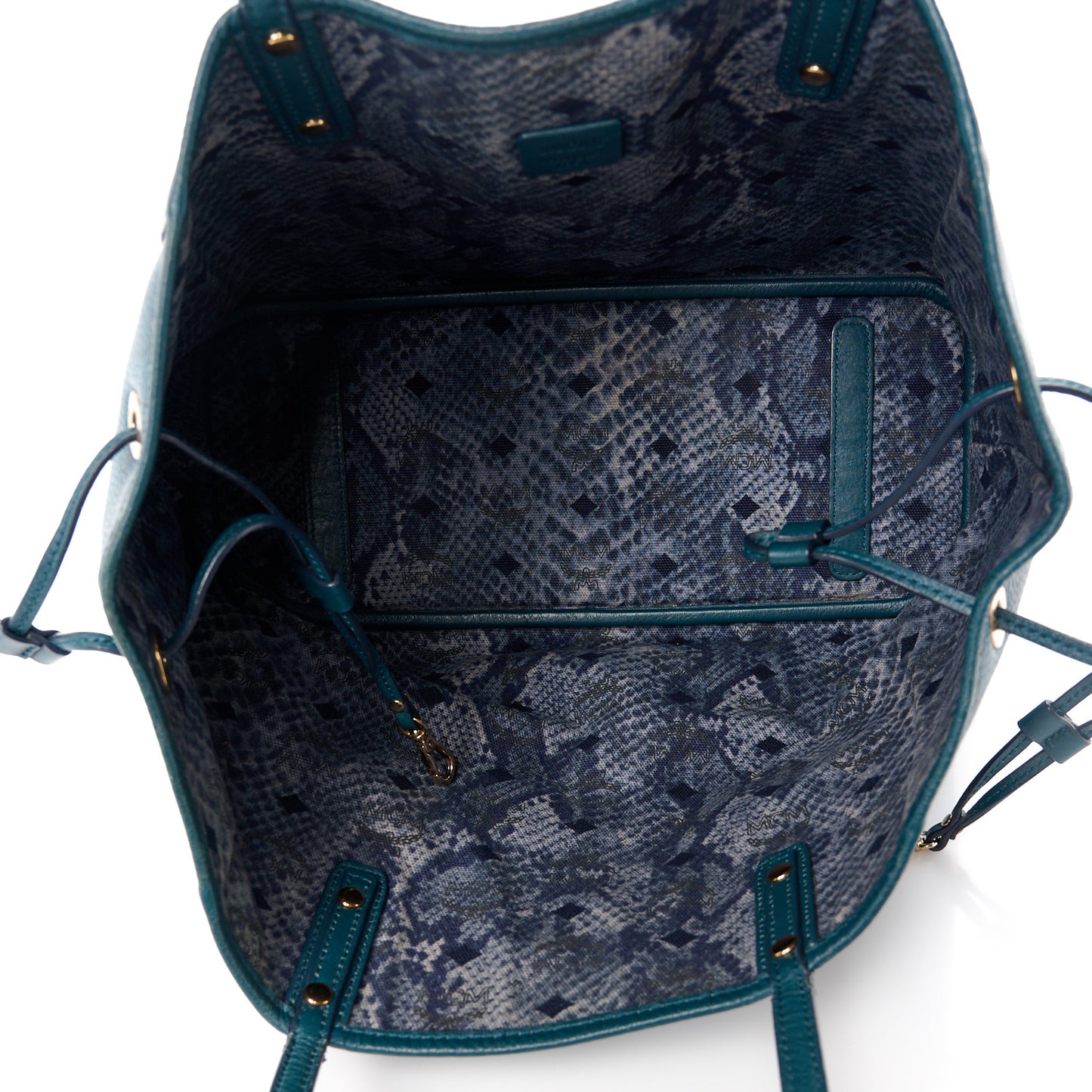 Visetos Medium Project Reversible Shopper Tote Blue