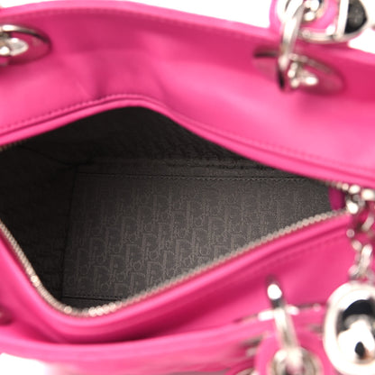 Christian Dior Lambskin Cannage Medium Lady Dior Pink 4 of 10