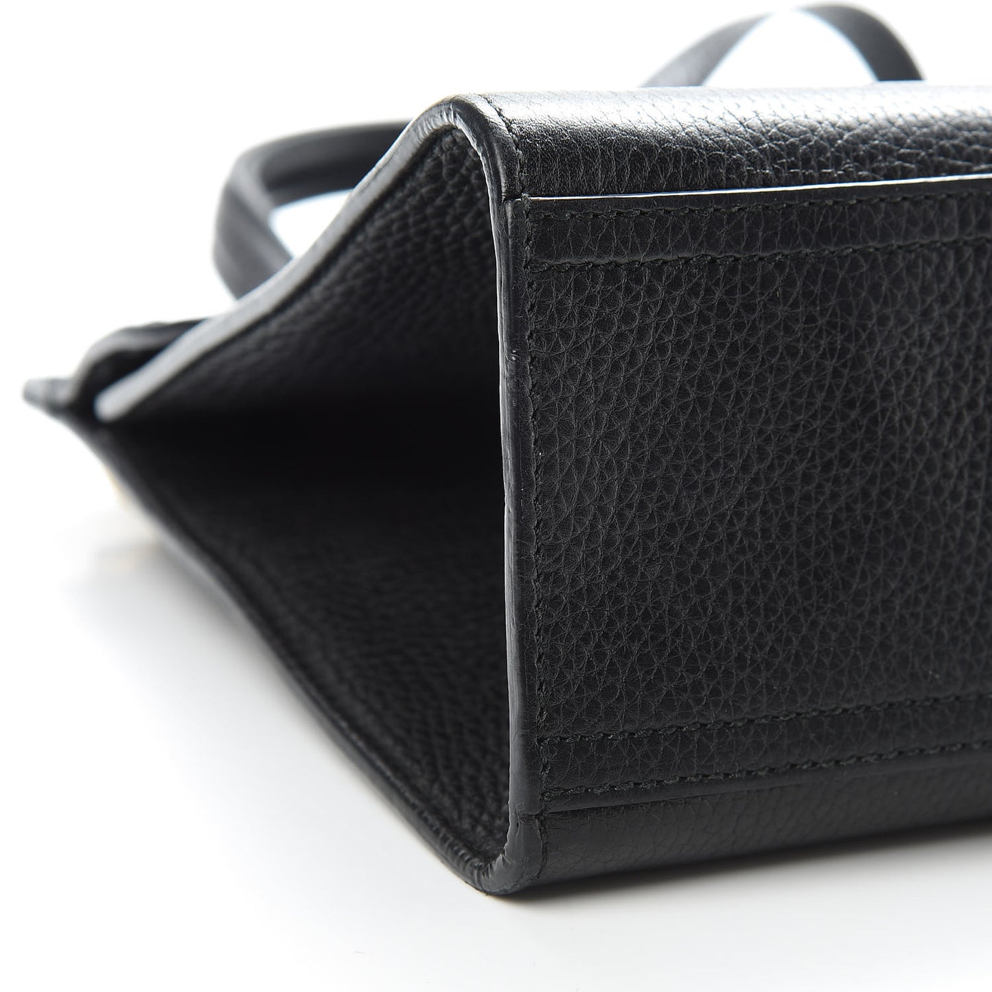 Calfskin Mini GG Marmont Top Handle Bag Black