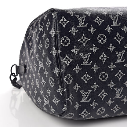 Louis Vuitton Monogram Upside Down Keepall Bandouliere 50 Ink 8 of 9