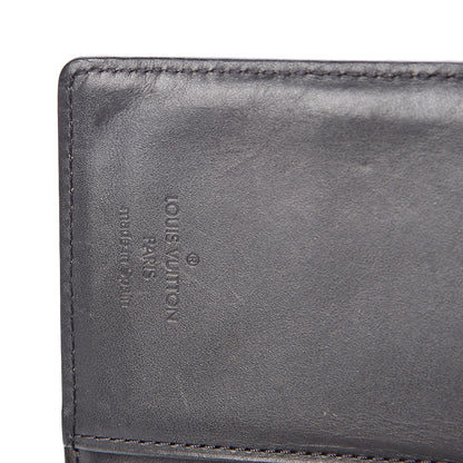 Louis Vuitton Mat Monogram Small Ring Agenda Cover Black 8 of 11