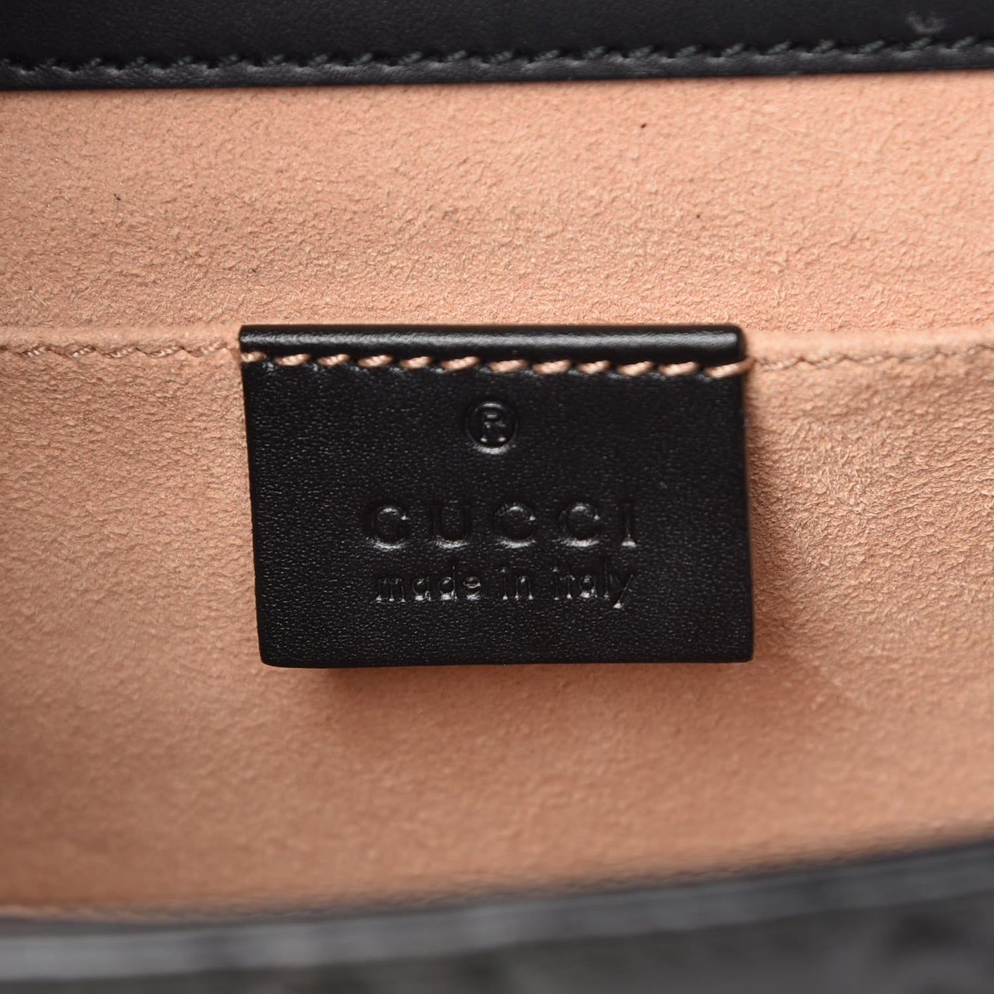 Guccissima Small Padlock Shoulder Bag Black