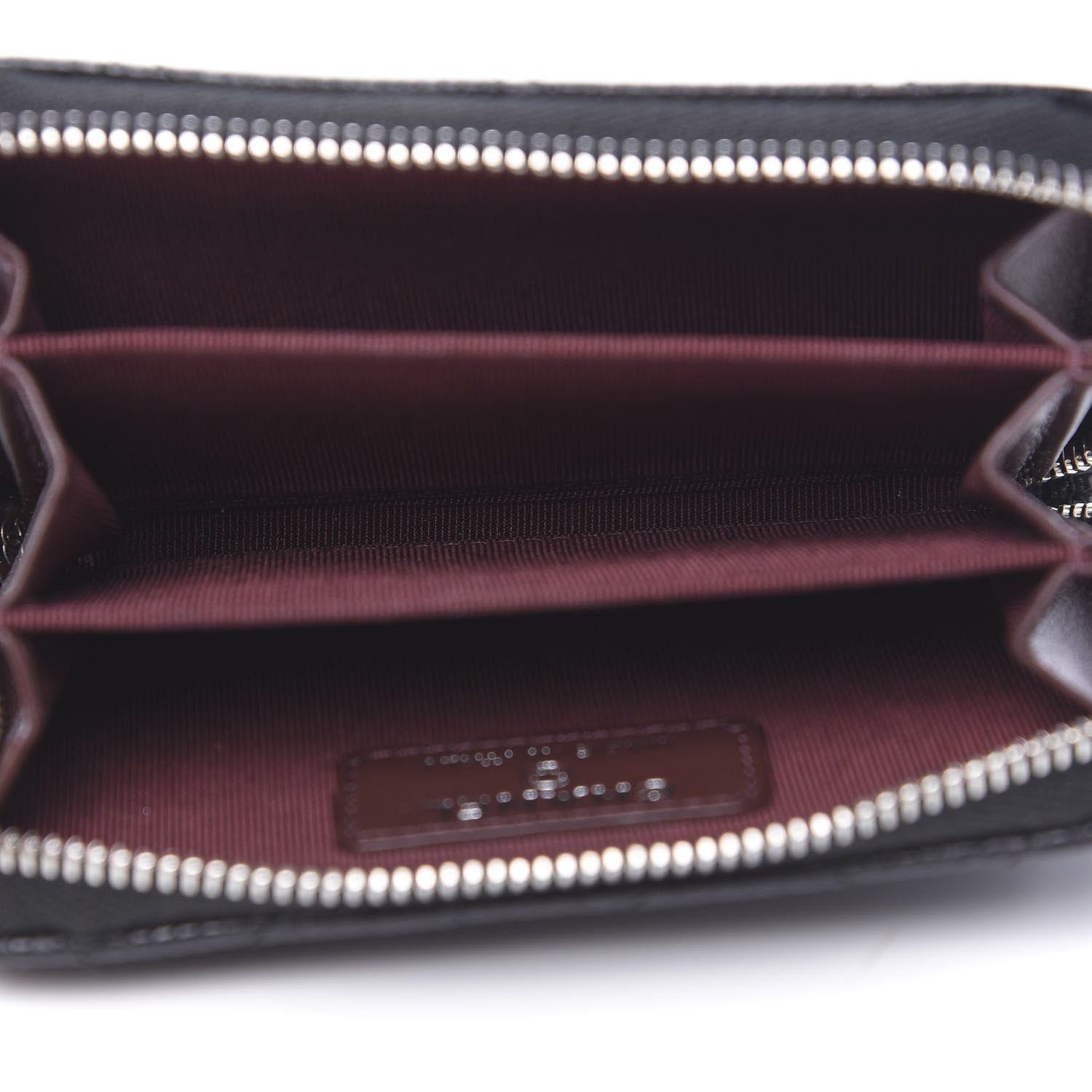 Chanel Caviar Quilted Zip Coin Purse Black 4 of 7
