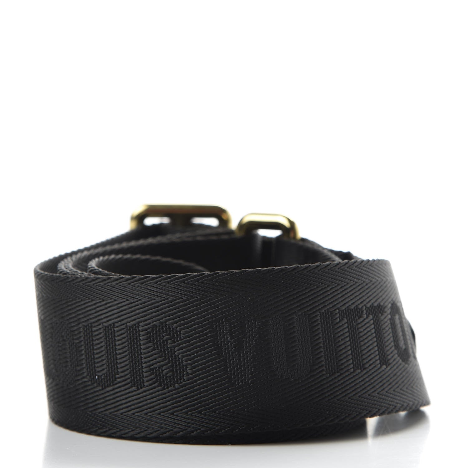 Louis Vuitton Nylon Petite Malle Souple Shoulder Strap Black 2 of 6