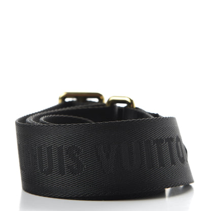 Louis Vuitton Nylon Petite Malle Souple Shoulder Strap Black 2 of 6