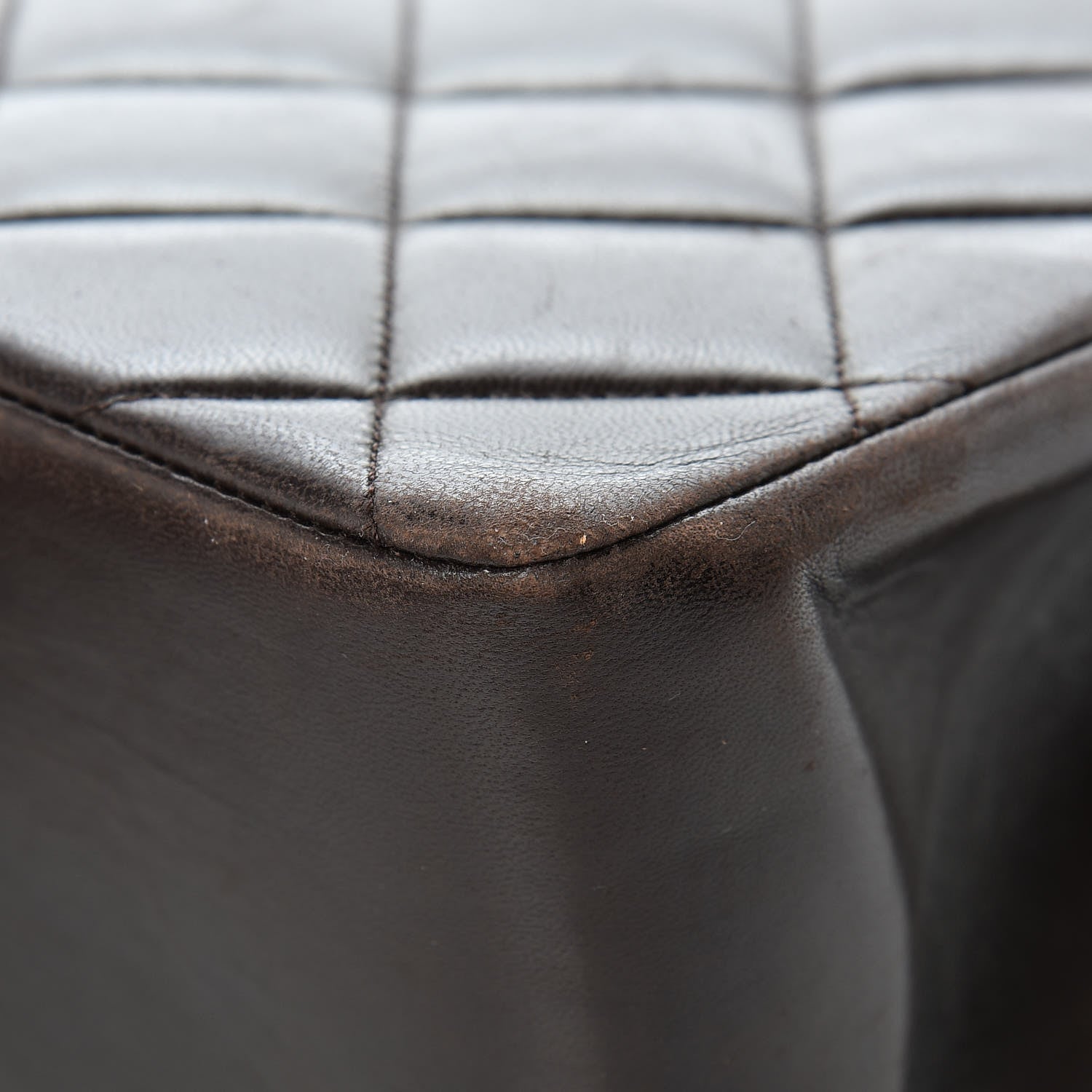 Chanel Lambskin XL Jumbo CC Single Flap Brown 19 of 26
